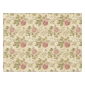 Vintage Rose Floral Pattern テーブルクロス (正面(横))