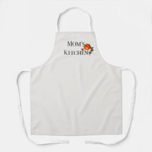 Vintage Rose Mom Floral Apron