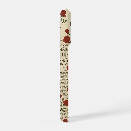 Vintage Rose Phone Case iPhoneケース (右側面)