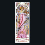 Vintage Rose Pink Goddess ポスター<br><div class="desc">Alphonse Mucha Vintage Art Nouveau</div>