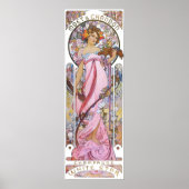 Vintage Rose Pink Goddess ポスター (正面)