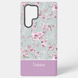 Vintage Rose Pink MagSafe Tough Samsung Galaxy S22 Ultraケース