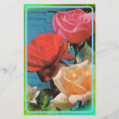 Vintage Rose Stationery 便箋 (正面)