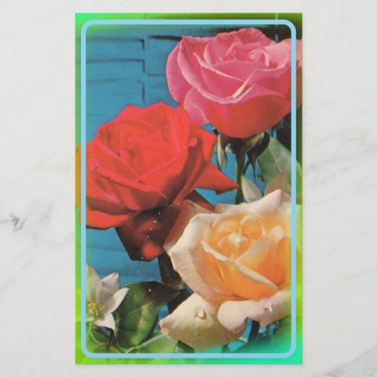 Vintage Rose Stationery 便箋 (正面)