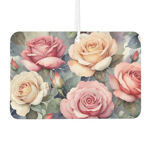 Vintage roses カーエアーフレッシュナー (正面)