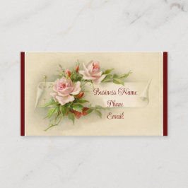 Vintage Roses Business Card 名刺