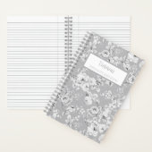 Vintage Roses Personalized Journal Notebook ノートブック (内側)