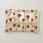 Vintage roses seamless pattern, background in art アクセントクッション (裏面)