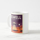 Vintage Roswell New Mexico コーヒーマグカップ (正面左)