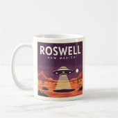 Vintage Roswell New Mexico コーヒーマグカップ (左)