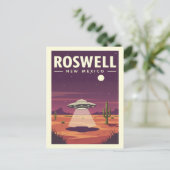Vintage Roswell New Mexico ポストカード (スタンド正面)