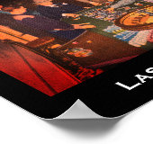 Vintage Roulette Scene, Las Vegas, Nevada ポスター (角)