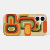 Vintage Rounded Rectangles iPhone 16ケース (裏面横)