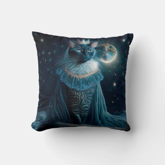 Vintage Royal Cats クッション (正面)