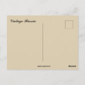 Vintage Russia ポストカード (裏面)