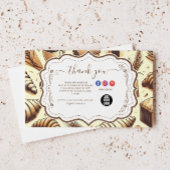 Vintage Rustic Bakery サンキューカード