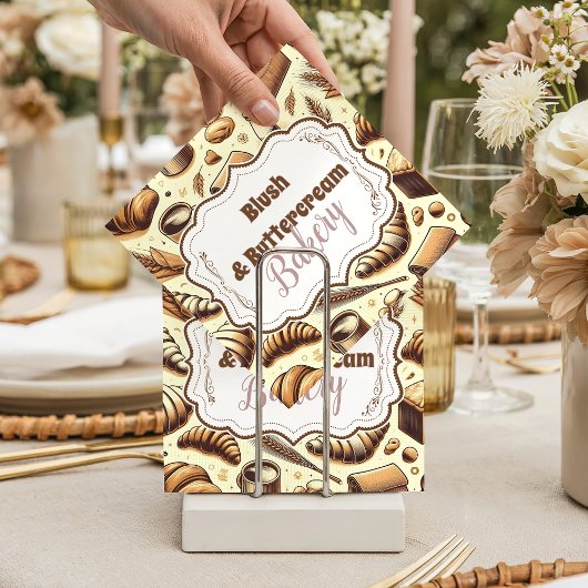 Vintage Rustic Bakery スタンダードカクテルナプキン