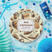 Vintage Rustic Bakery ペーパープレート (パーティー)