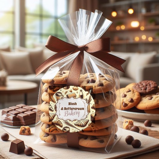 Vintage Rustic Bakery ラウンドシール