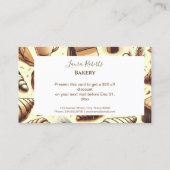 Vintage Rustic Bakery 割引カード (裏面)