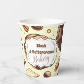 Vintage Rustic Bakery 紙コップ (正面)