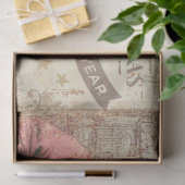 Vintage Rustic Christmas Santa Decoupage Craft 薄葉紙 (ギフト)