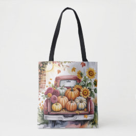 Vintage Rustic Country Autumn Harvest, Rustic Fall トートバッグ