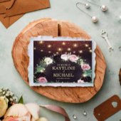 Vintage rustic countryside invite wedding 招待状