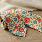 Vintage Rustic Floral  ネクタイ