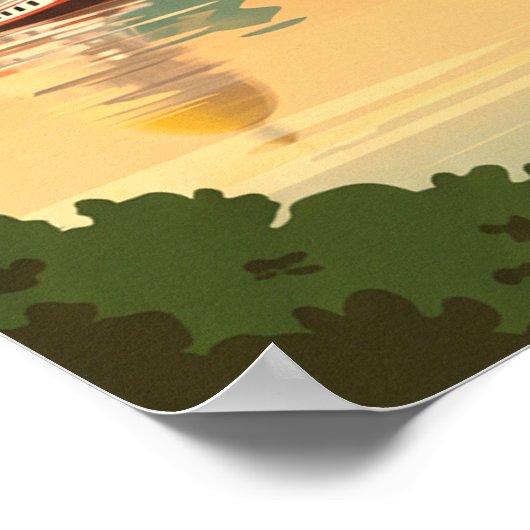 Vintage Sacramento ポスター (角)