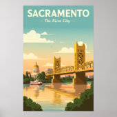 Vintage Sacramento ポスター (正面)