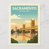 Vintage Sacramento ポストカード (正面)