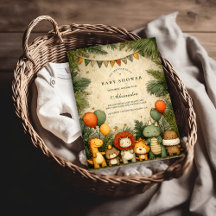 Vintage Safari Dinosaur Baby Shower