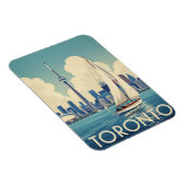 Vintage Sailboat in Toronto Canada Travel マグネット (右側)