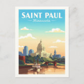 Vintage Saint Paul Minnesota ポストカード (正面)