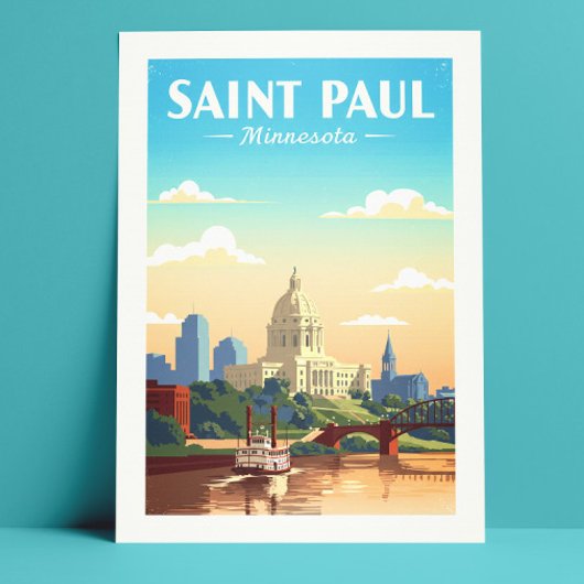 Vintage Saint Paul Minnesota ポストカード