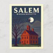 Vintage Salem Massachusetts ポストカード (正面)