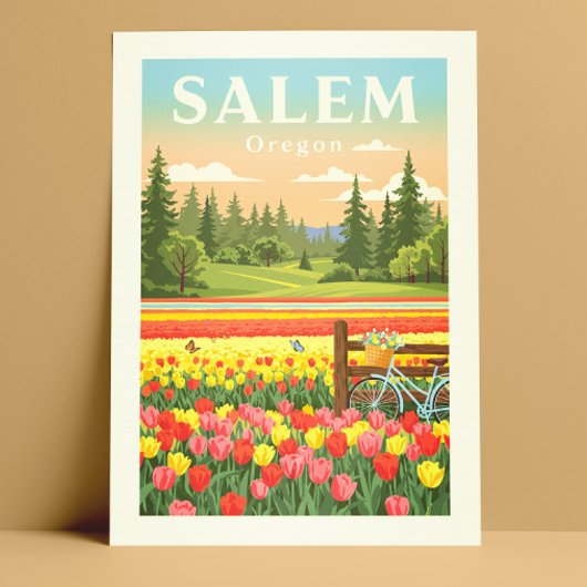 Vintage Salem Oregon ポストカード