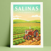 Vintage Salinas California ポストカード
