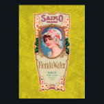 Vintage Salko Florida Water Perfume Label Poster ポスター<br><div class="desc">Vintage Salko Florida Water Perfume Label Poster</div>