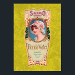 Vintage Salko Florida Water Perfume Label Poster ポスター<br><div class="desc">Vintage Salko Florida Water Perfume Label Poster</div>
