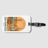 Vintage San Francisco Travel ラゲッジタグ (正面横)