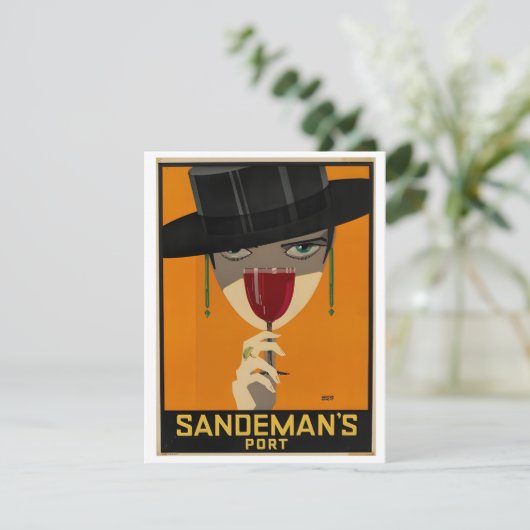Vintage Sandeman Ad シーズンカード (スタンド正面)