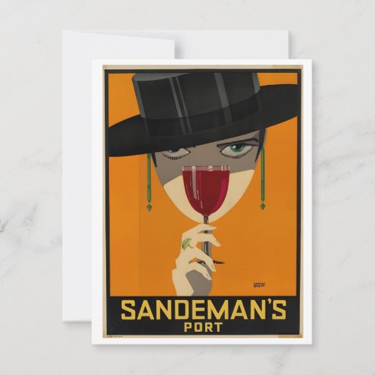Vintage Sandeman Ad シーズンカード (正面)