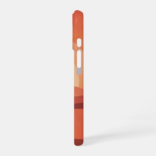 Vintage Sandstone Rock iPhone 16ケース (左側面)