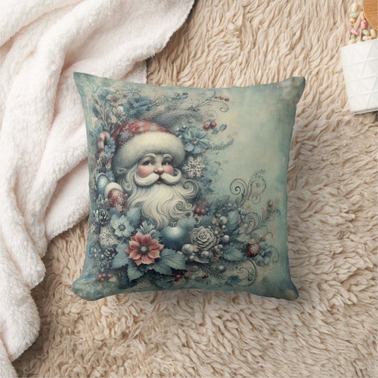 Vintage Santa クッション (ブランケット)