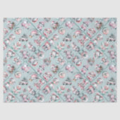 Vintage Santa & Candy Cane Holiday 薄葉紙 (正面)