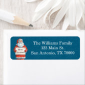 Vintage Santa Christmas Address ラベル (インサイチュ)