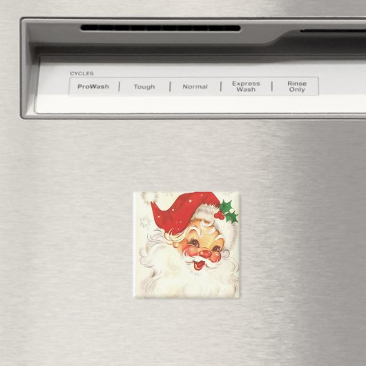 Vintage Santa Christmas Magnet マグネット (インサイチュ (食洗機))