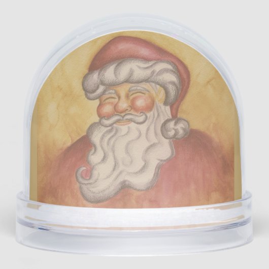 Vintage Santa Christmas Snow Globe  (正面)